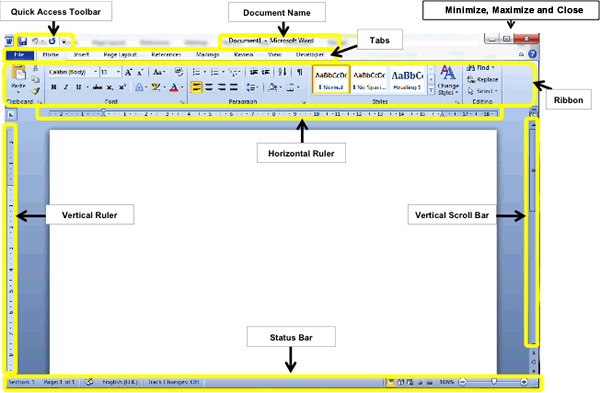 Word Screen Tutorial 