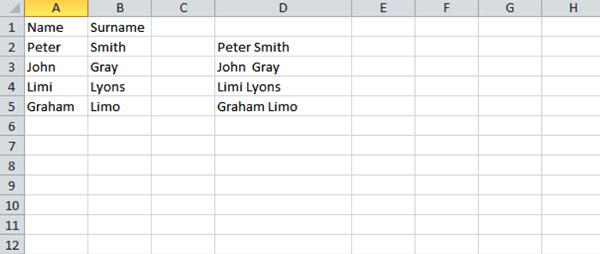 Excel Columns