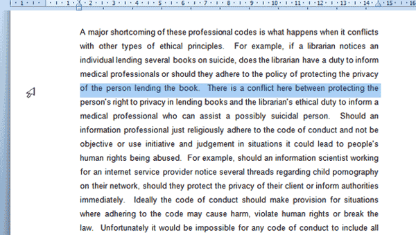 Microsoft Word Tutorial - Selecting Text